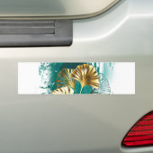 ブランチとゴールデン葉ズGinko Biloba バンパーステッカー (車上)