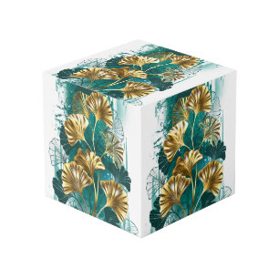 ブランチとゴールデン葉ズGinko Biloba フォトキューブ