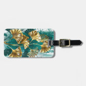 ブランチとゴールデン葉ズGinko Biloba ラゲッジタグ (正面横)