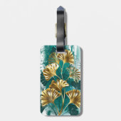 ブランチとゴールデン葉ズGinko Biloba ラゲッジタグ (裏面縦)