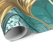 ブランチとゴールデン葉ズGinko Biloba ラッピングペーパー (ロールコーナー)