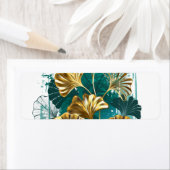 ブランチとゴールデン葉ズGinko Biloba ラベル (インサイチュ)