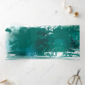 ブランチとゴールデン葉ズGinko Biloba 三つ折りクリスマスカード (内部)