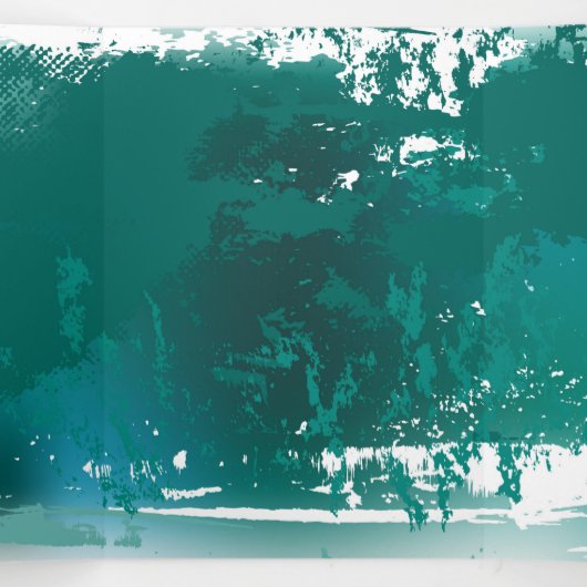 ブランチとゴールデン葉ズGinko Biloba 三つ折りクリスマスカード (内部中)