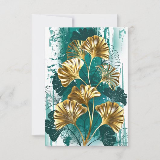 ブランチとゴールデン葉ズGinko Biloba 出欠カード (正面)