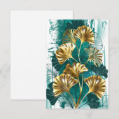 ブランチとゴールデン葉ズGinko Biloba 出欠カード (正面/裏面)