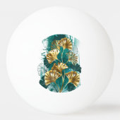 ブランチとゴールデン葉ズGinko Biloba 卓球ボール (裏面)