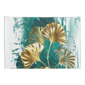 ブランチとゴールデン葉ズGinko Biloba 枕カバー (裏面-右)