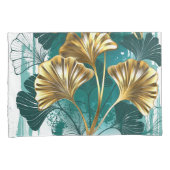 ブランチとゴールデン葉ズGinko Biloba 枕カバー (正面右)