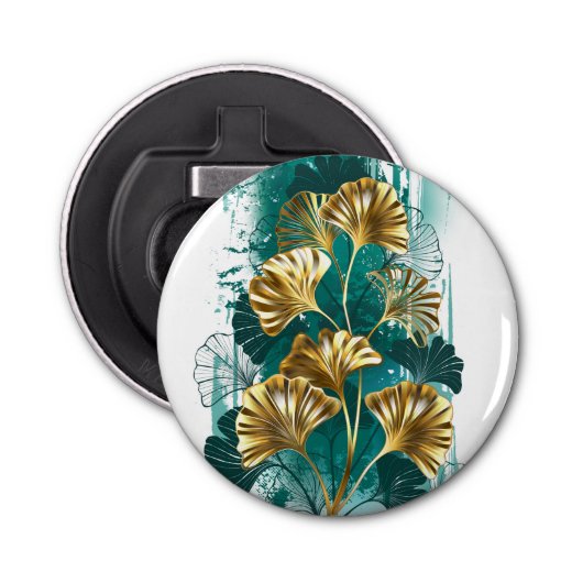 ブランチとゴールデン葉ズGinko Biloba 栓抜き (正面)