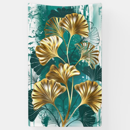 ブランチとゴールデン葉ズGinko Biloba 横断幕 (縦)