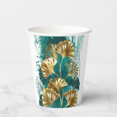 ブランチとゴールデン葉ズGinko Biloba 紙コップ (裏面)