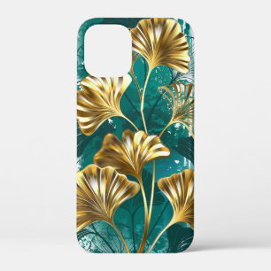 ブランチとゴールデン葉ズGinko Biloba iPhone 12 Mini ケース