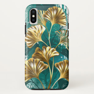ブランチとゴールデン葉ズGinko Biloba iPhone XSケース