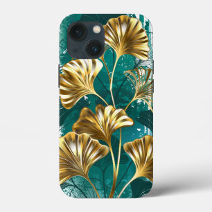 ブランチとゴールデン葉ズGinko Biloba iPhone 13 Miniケース