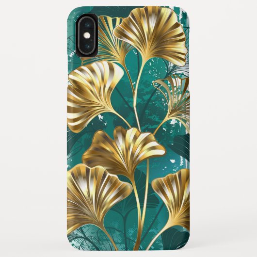 ブランチとゴールデン葉ズGinko Biloba Case-Mate iPhoneケース (裏面)