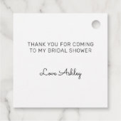 ブランチとバブリーのイチゴ愛と感謝してい フェイバータグ (裏面)