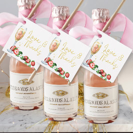 ブランチとバブリーのイチゴ愛と感謝してい フェイバータグ