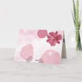 ブランチとバブリーのシャンパンの赤ちゃんシャワーの写真 サンキューカード (裏面)