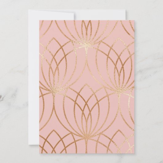 ブランチとバブリーのブライダルシャワーの招待 招待状 (裏面)