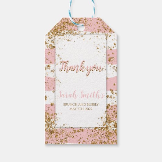 ブランチとバブリーをありがとう ギフトタグ (正面)