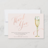 ブランチとバブリーバラ金ゴールドブライダルシャワー サンキューカード (正面)