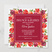 ブランチとバブリー水カラーフローラブライダルシャワー (正面)