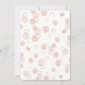 ブランチとバブルとベビーシャワーの招待状 招待状 (裏面)