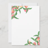 ブランチとバブルな花嫁のシャワー 招待状 (裏面)