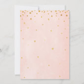 ブランチとバブルエンゲージメントパーティー 招待状 (裏面)