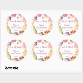 ブランチとバブルパティスリーのパンケ感謝していーキー ラウンドシール (シート)