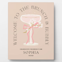 ブランチとバブルリーシャンパン ブライダルシャワー ウェルカム