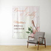 ブランチとバブルリーシャンパン ブライダルシャワー タペストリー (インサイチュ)