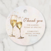 ブランチとバブルリーシャンパン ブライダルシャワー フェイバータグ (裏面)