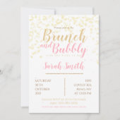 ブランチとバブルリー ゴールディ バブル 招待状 (正面)