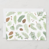 ブランチとピネコーンクリスマスフォトカード シーズンカード (裏面)