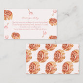 ブランチとベビーシャワーの女の子 エンクロージャーカード (正面/裏面)