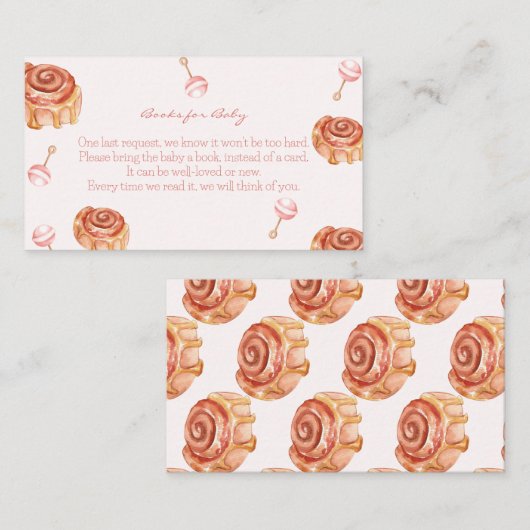 ブランチとベビーシャワーの女の子 エンクロージャーカード (正面/裏面)