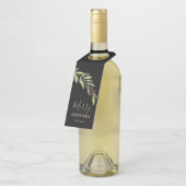 ブランチとベリーのブラックメリークリスマス ボトルネックタグ (アングル)