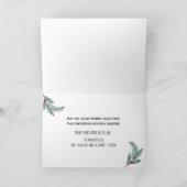 ブランチとベリー信じズホリディグリーティングカード シーズンカード (内部)