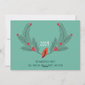 ブランチとベリー信じズ・ホリデー・フォト・カード シーズンカード (裏面)