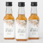 ブランチと泡立つブライダルシャワーのススキ リキュールボトルラベル (ボトル)