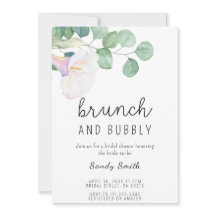 ブランチと泡立つブライダルシャワー