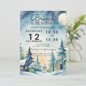 ブランチと陽気なクリスマスパーティーの束のランチ 招待状 (スタンド正面)