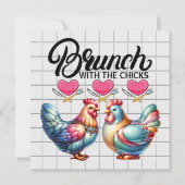 ブランチなどへの招待 招待状 (正面)