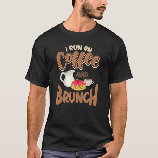 ブランチのアイデア フード レシピ ミモザ 朝食 日曜日 Tシャツ (正面)