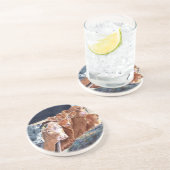 ブランチの子牛 コースター (側面)