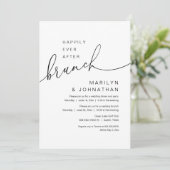 ブランチの後、幸いにも結婚の駆け落ちパーティー 招待状 (スタンド正面)