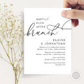 ブランチの後、幸いにも結婚の駆け落ちパーティー 招待状