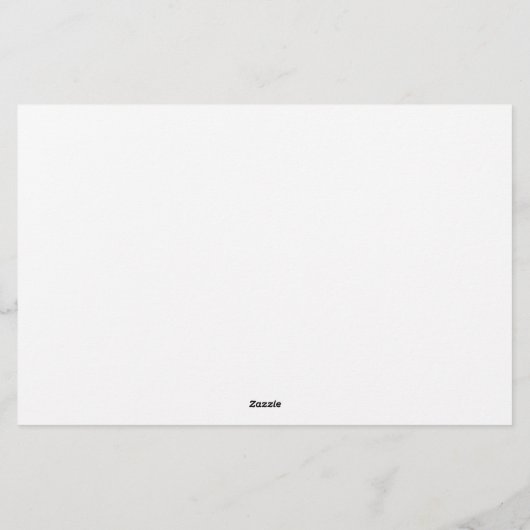 ブランチアコーン – アドバイスとウィッシュブライダルシャワー 便箋 (裏面)